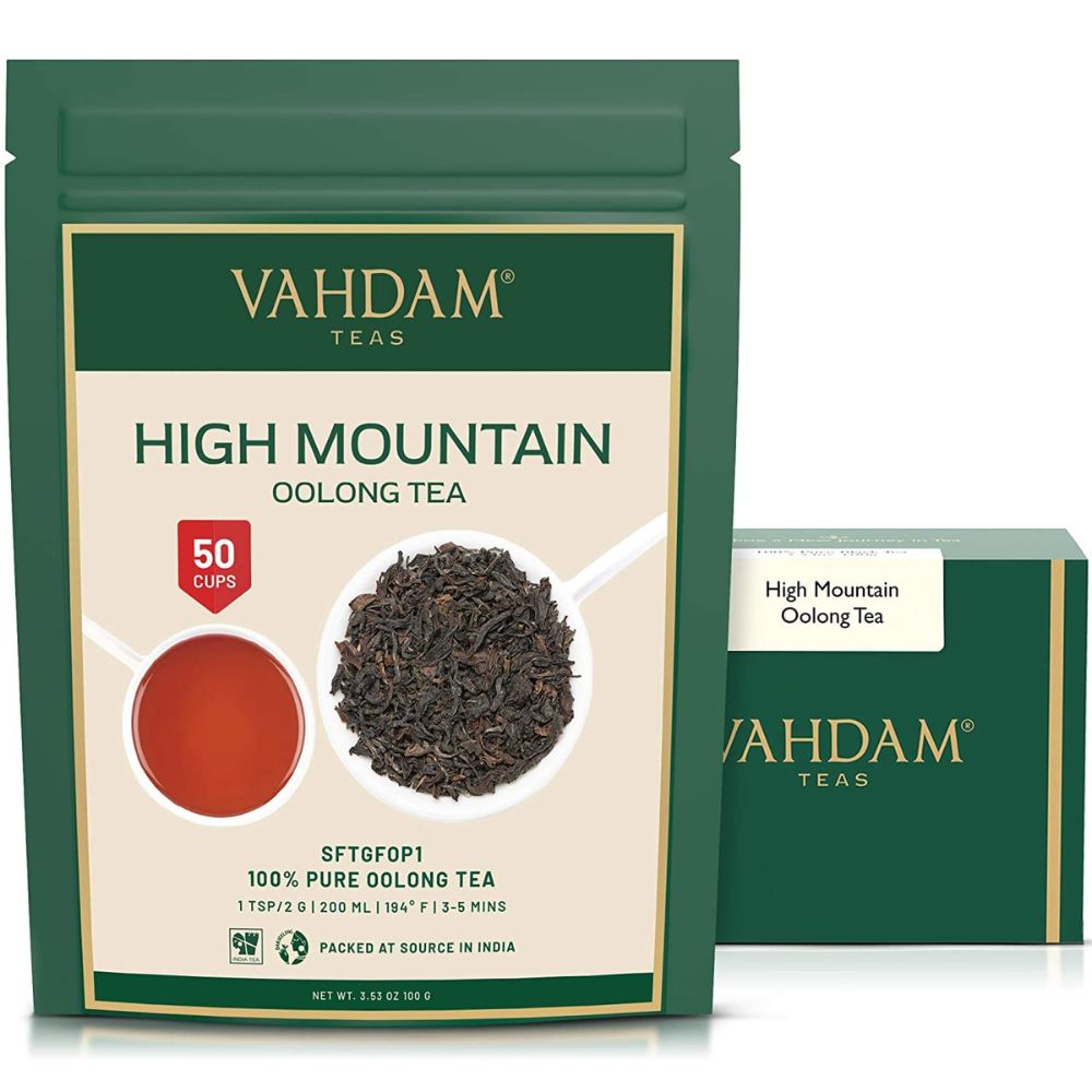 Vahdam's High Mountain Oolong Tea Leaves

